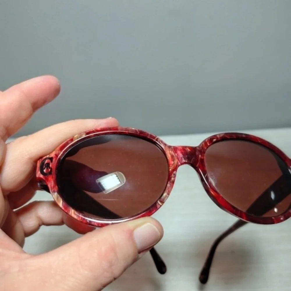 Cerruti 1881 2916 BOX Hand Made France Sunglasses Marbled 53□18‎ Vintage luxury